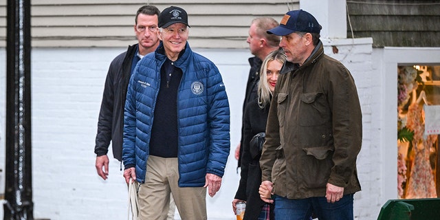 Joe Biden and his family in Nantucket