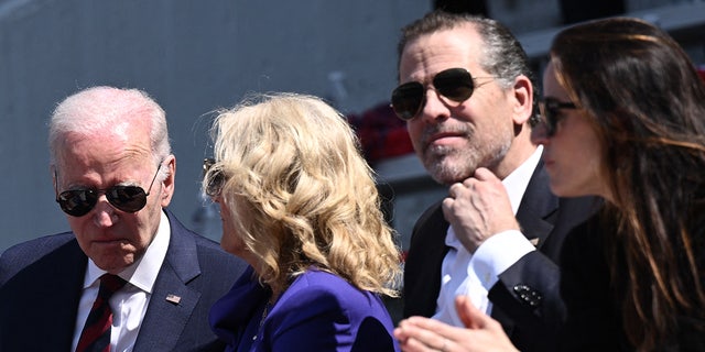 Joe, Jill and Hunter Biden together at graduation ceremony