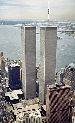 World Trade Center (WTC) aerial view from helicopter (2000-08-18) (cropped)