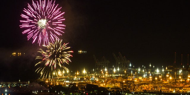 Los Angeles fireworks show