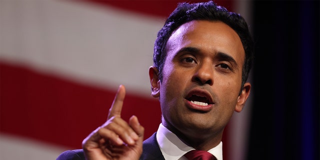 Republican presidential candidate Vivek Ramaswamy