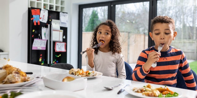 Children eating