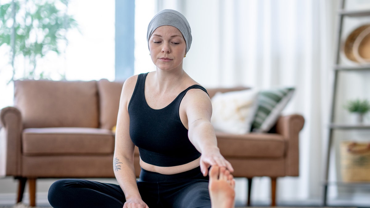 Cancer patient stretching