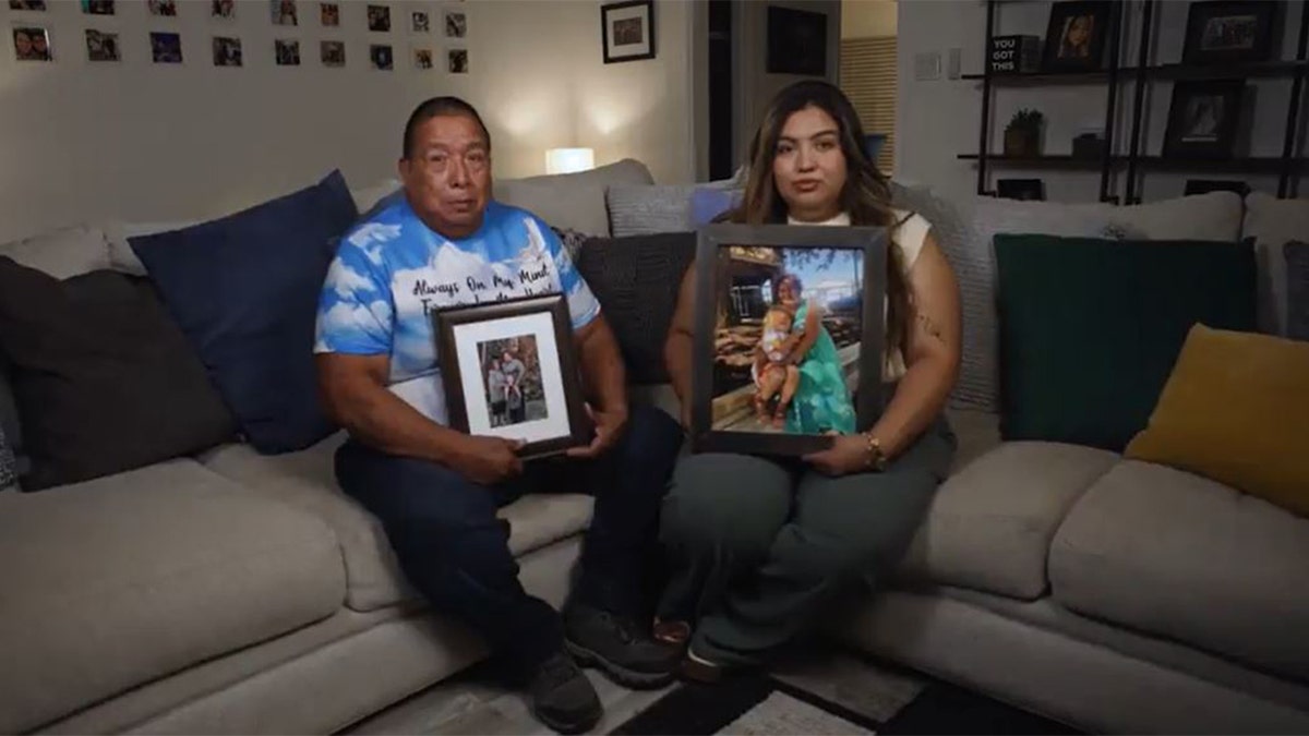 Mother and grandfather of border victims