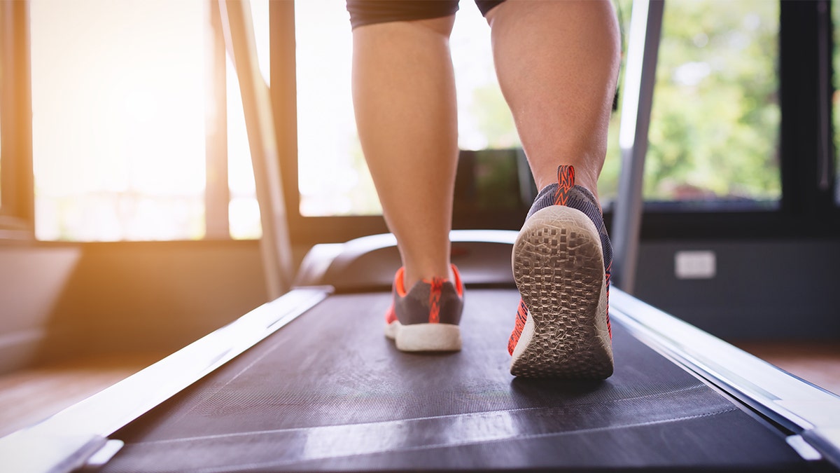 walk on treadmill