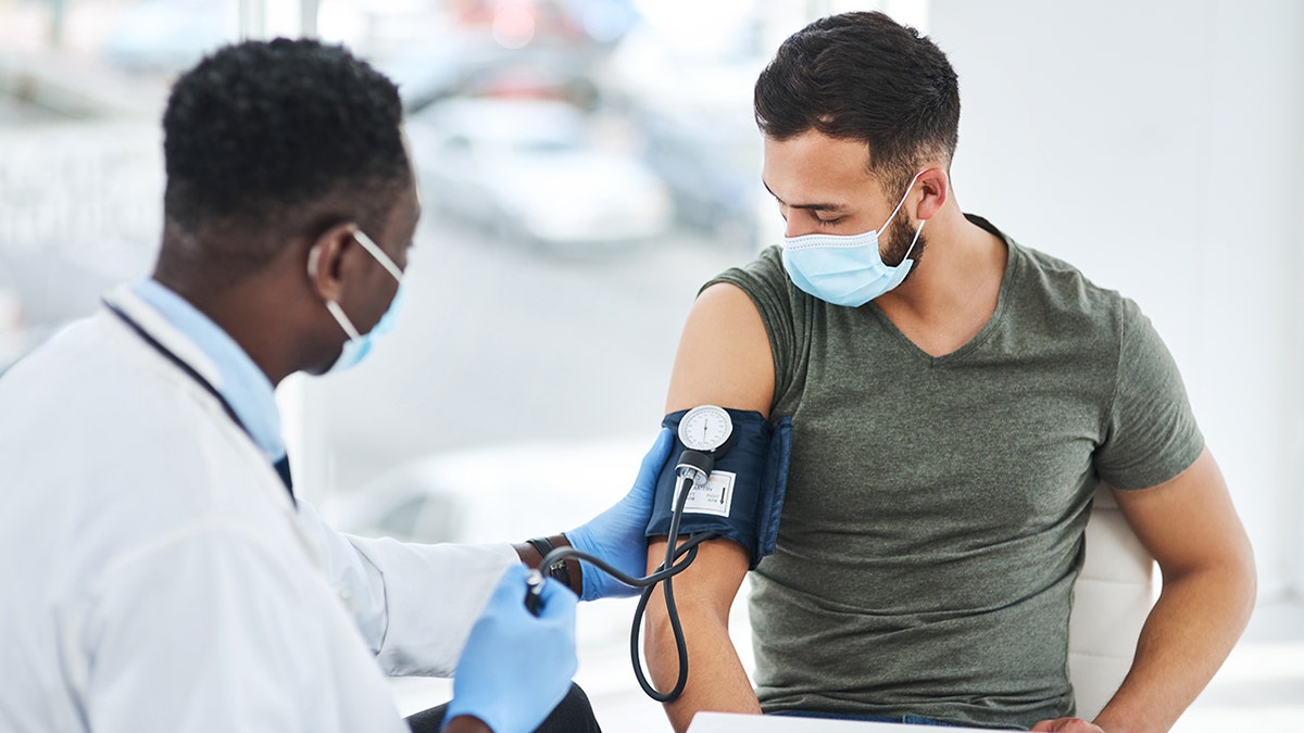 young man at doctor