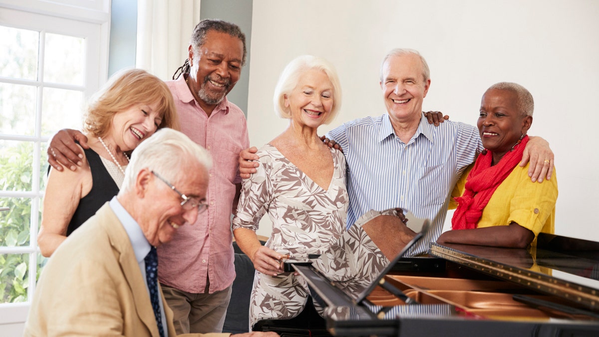 Seniors singing